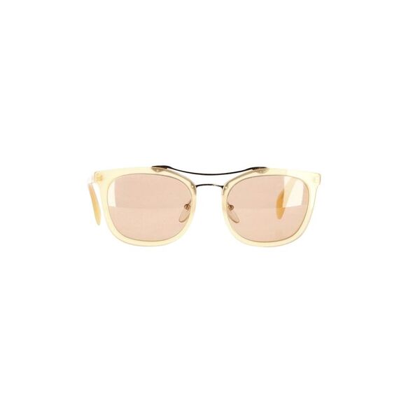 Prada Aviator Sunglasses in Beige Acetate